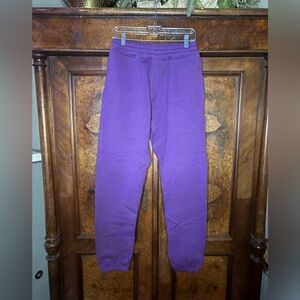 NWT Homme + Femme- Purple Sweatpant Joggers. Size M